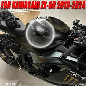 互換品 カワサキ ZX-6R ZX6R 2019-2023 2024 カーボン燃料タンクカバーバイク...