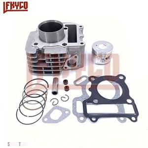 【互換品】 ヤマハ バイク 51 MMエンジンシリンダー 110CC ピストンガスケットリングキット...