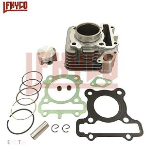 【互換品】 ヤマハ バイクアクセサリー 50MM エンジンパーツ シリンダーピストンキット 125C...