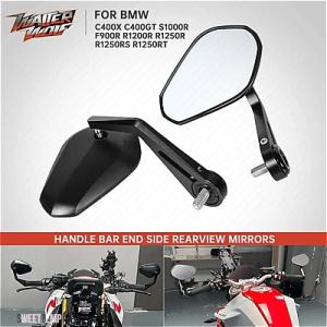 互換品 BMW バイク E9 リアビューミラーバーエンド C400X C400GT R1200 R1...