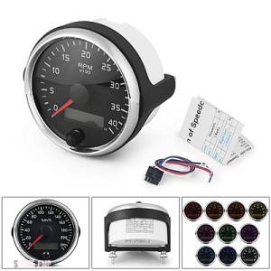 互換品 パーツそ他 0-4000RPM ディーゼルタコメーター 85 MM RPM ゲージ 10 色...