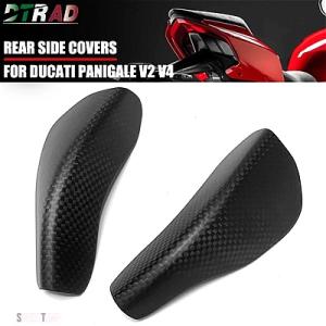 互換品 サイドカバー カスタムパーツ ドゥカティ V2 V4 V4S V4R バイク カーボン リア...