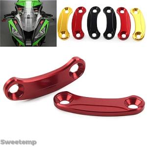 互換品 バイク用バックミラーブロックオフベースプレートカバー 2019-21用 カワサキ ZX-10...