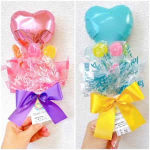 キャンディブーケ バルーンブーケ ミニバルーンブーケ（ピンク