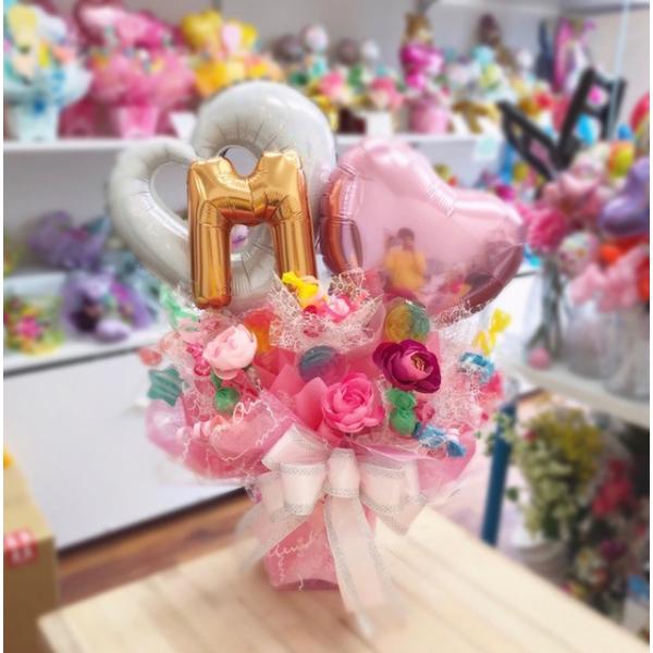 キャンディブーケ お祝い メッセージ無料 楽屋花に