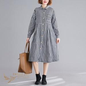 チェックシャツワンピース 冬 コーデの商品一覧 通販 Yahoo ショッピング