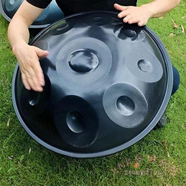 ハンドパン ドラム ９ノート Ｄマイナー KNK(株） ４３２Ｈｚ 手動チューニング 窒化スチール ...