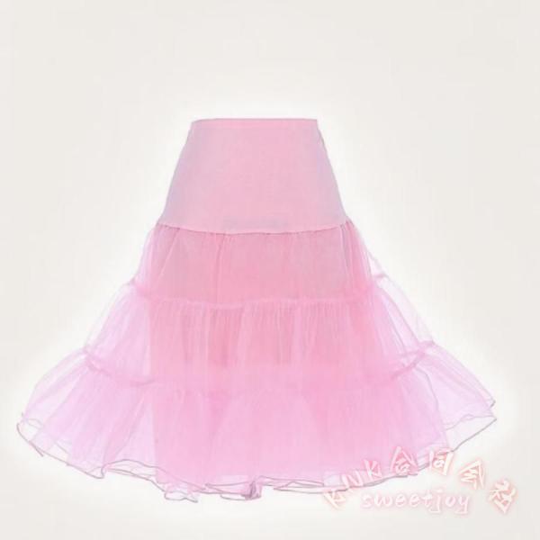 カラフルパニエペチコートチュールKNK(株）ドレスインナーにボリュームアップショート丈で安いチュチュ...