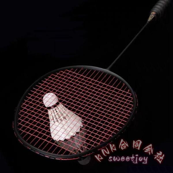 バドミントンラケット ジュニア 4U/6U 中級者 上級向け KNK(株） 練習用ネット付き 収納ケ...