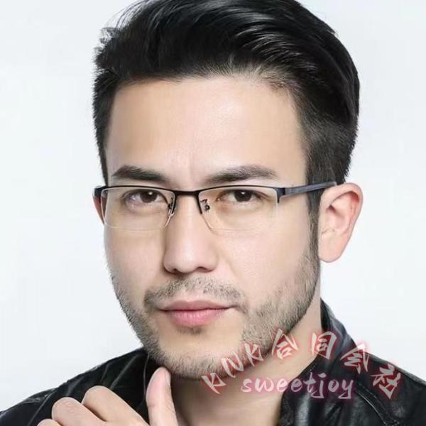 PCメガネ ブルーライトカット眼鏡 スクエア 伊達眼鏡 金属フレーム KNK 度なし メンズ レディ...