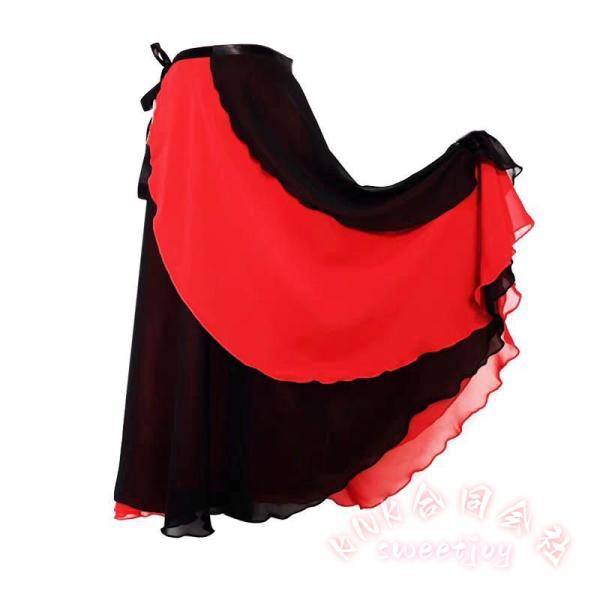 バレエ 巻きスカート 80cm シフォン 無地 大人 ガールズ KNK(株) 練習用 舞台衣装 ダン...