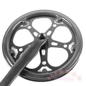 自転車クランクセット 52T シングルチェーンリング クランクアーム 高耐久 KNK(株） MTB/ロード対応 取り付け簡単 チェーンホイール 多用途 交換用パーツ