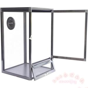 カメレオンケージ 特大 通気性 メッシュケージ アクリルドア 脱出防止 KNK 32×32×46/45×45×80/50×50×100cm 繁殖 飼育ケース 爬虫類ケージ 取り外し簡単