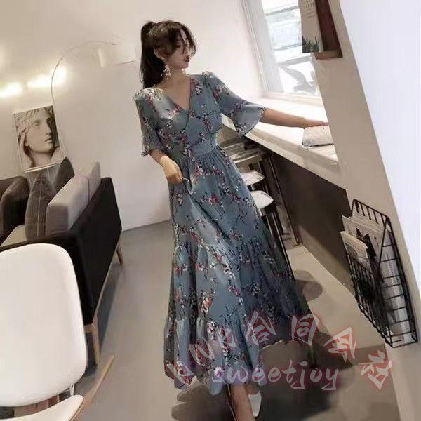 花柄 マキシワンピース シフォン 夏 ビーチリゾート KNK(株) 爽やか 海 旅行 パーティー シ...