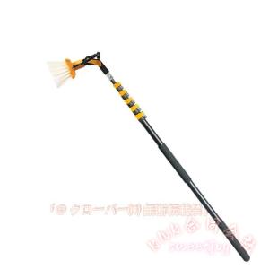 高所掃除ブラシ 3.6m〜9m 給水伸縮ブラシ KNK(株) 外壁掃除 窓ガラス 壁掃除 高所ワイパー 業務用 超ロングポール 取り外し簡単
