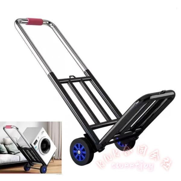 折りたたみキャリーカート 耐荷重200kg KNK(株） 高さ調節 パイプ径25/28mm 平台車 ...