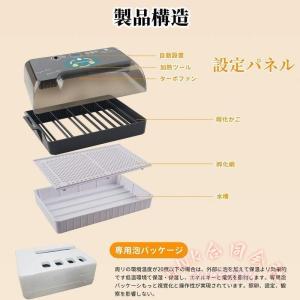 自動孵卵器 12個入 自動転卵 温度制御 KN...の詳細画像2