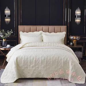 ベッドスプレッド シングル マルチカバー キルト ベッドカバー KNK(株) 無地 おしゃれ 四季適用 高級 高質感 北欧風 インテリアに馴染む