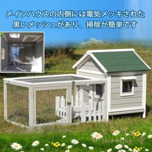 木製鶏小屋 大型 家禽ケージ 屋外 ウサギケー...の詳細画像5