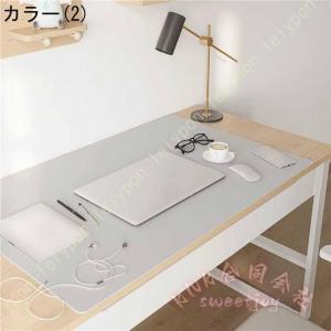 柔らかいデスクマット無地シンプル学習机テーブル...の詳細画像3