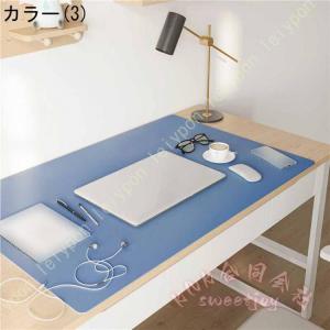 柔らかいデスクマット無地シンプル学習机テーブル...の詳細画像4