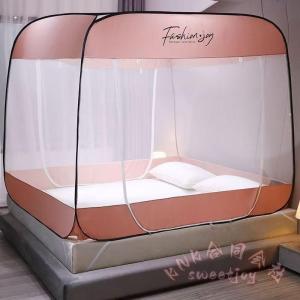 モンゴルテント蚊帳ワンタッチ底付き三つドアポップアップ折り畳み220×200cmキャンプおしゃれKNK(株）虫から守って快適睡眠の大型ポップアップ蚊帳