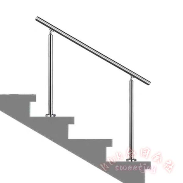 階段手すり80cmステンレス壁取付屋内外安全滑り止め耐荷重200kgおしゃれポーチ玄関銀KNK(株）...