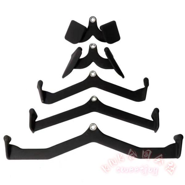 ケーブルマシンアタッチメントラットプルダウンバーKNKフィットネス設備アクセサリー漕艇トレーニングハ...