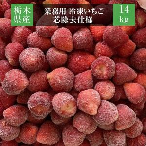 いちご 《 業務用 》 冷凍いちご 大きさ色々 14kg 栃木県産 イチゴ 苺 いちご 完熟 国産