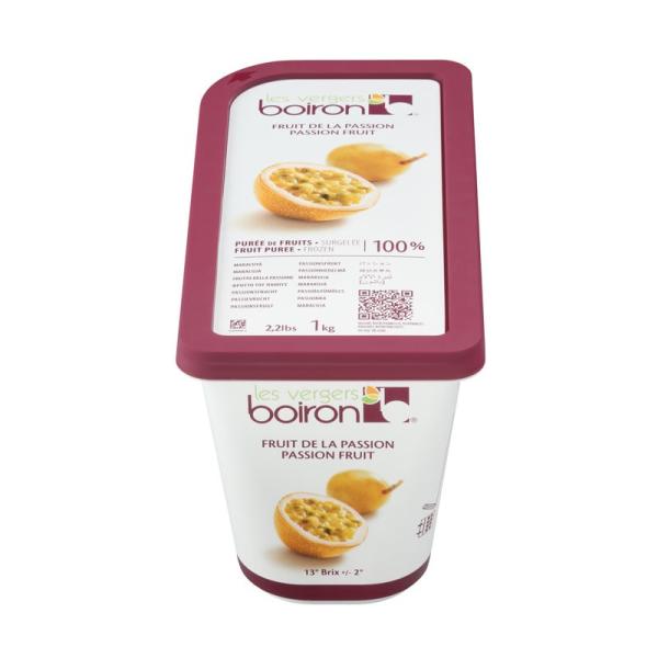 boiron (ボワロン) パッションピューレ 無加糖 1kg (冷凍) ボアロン