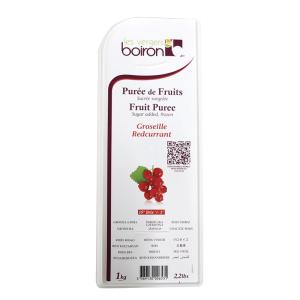 boiron  冷凍ピューレ  加糖グロゼイユ 赤すぐり 1kg