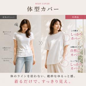 Tシャツ レディース 半袖 綿100% 8oz...の詳細画像5