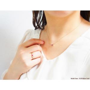ネックレス ダイヤモンド りぼん ルビー ペン...の詳細画像3