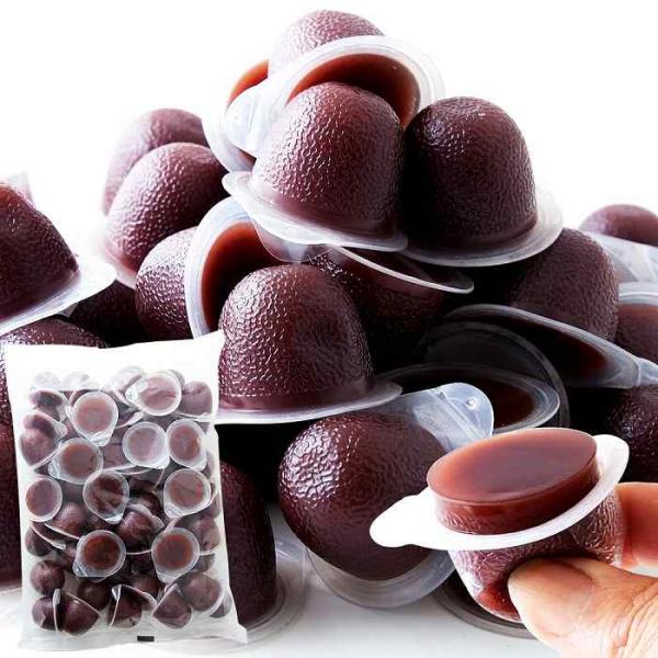 なめらかな口あたりと喉越しの良さ  お徳用 ひとくちミニ水ようかん50個