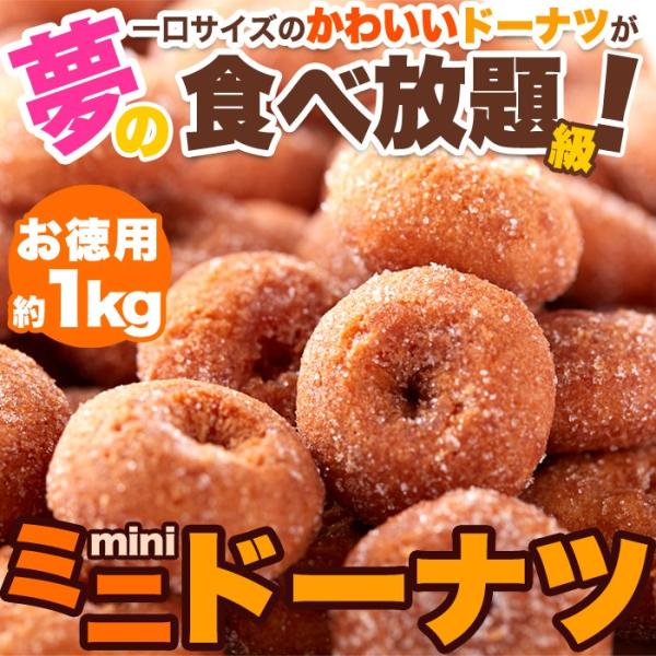 ミニドーナツ 1kg(250g×4袋) 一口サイズ 国産 スイーツ お菓子