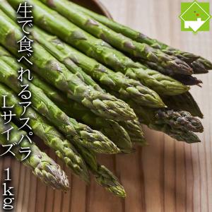 アスパラガス 北海道 グリーン アスパラ Lサイズ 1kg 富良野産