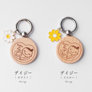 マタニティマーク 木製 ウッド キーホルダー ...の詳細画像5