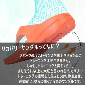 レディース サンダル 厚底 リカバリーサンダル...の詳細画像2