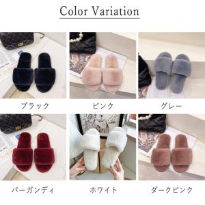 ルームシューズ ふわふわ スリッパ レディース...の詳細画像1
