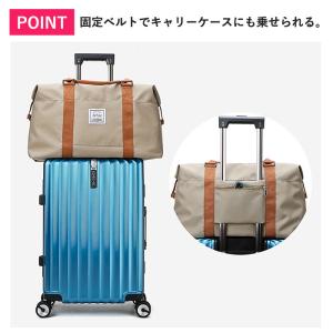 ボストンバッグ 旅行 大容量 2way シンプ...の詳細画像4
