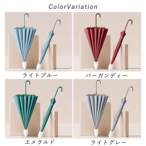 傘 カバー付き スライド カバー 長傘 伸縮 ...の詳細画像1