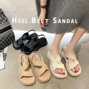 サンダル ベルトサンダル レディース コンフォ...の詳細画像2