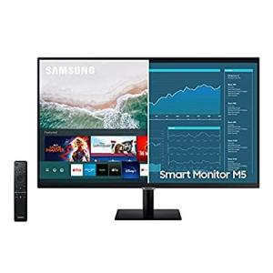 SAMSUNG M5 Series 32-Inch FHD 1080p Smart Monitor & Streaming TV (Tuner-Fre＿並行輸入品