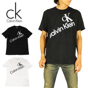 半袖Tシャツ カルバンクライン CALVIN KLEIN メンズ 40IC826 クルーネックロゴTシャツ 2307 ネコポス対応｜swimclub-grasshopper