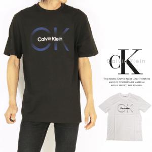 Tシャツ カルバンクライン CALVIN KLEIN 40QC821 CREWNECK T-SHIRT  ユニセックス 半袖 丸首 ネコポス対応｜swimclub-grasshopper