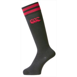 カンタベリー CANTERBURY JR.2LINE STOCKINGS ラグビー ソックス ジュニア ASJ04055 65.レッド