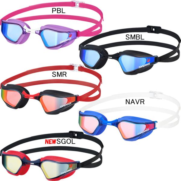 スワンズ(SWANS) クッション付きカーブレンズMITミラーゴーグル SR-72MITPAFAB