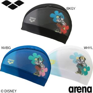 (ネコポス可)アリーナ(ARENA) ディズニー(ミニー) メッシュスイムキャップ(昇華プリント) AS6FSC81U