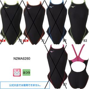 (ネコポス可)ミズノ(MIZUNO)女性用トレーニング水着 エクサスーツウイメンズミディアムカット N2MA826093