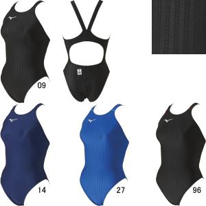 (ネコポス可)ミズノ(MIZUNO)女性用 競泳水着 STREAM ACE ウイメンズハイカット(レースオープンバック)N2MA0222